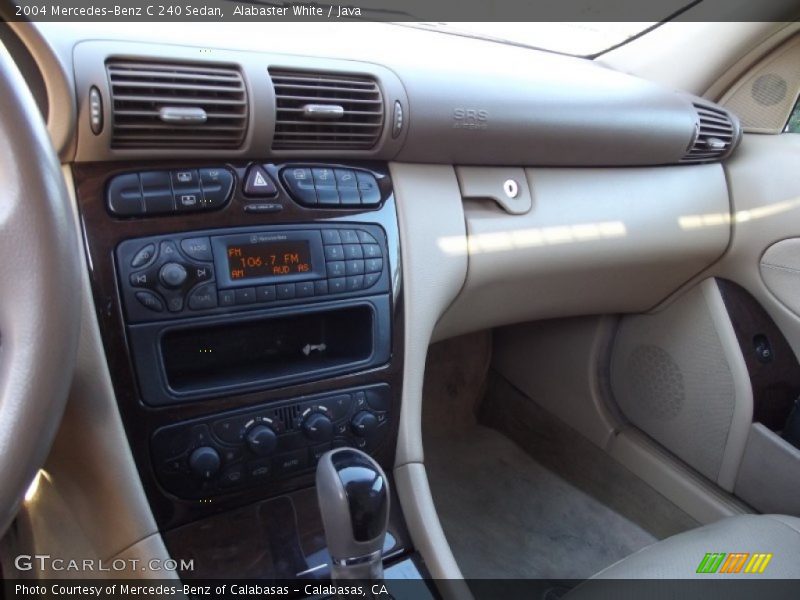 Alabaster White / Java 2004 Mercedes-Benz C 240 Sedan