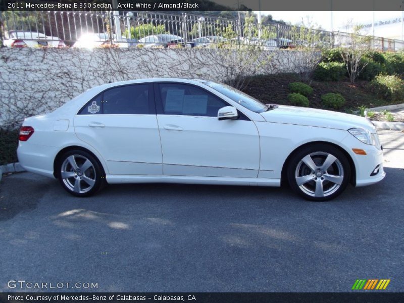 Arctic White / Almond/Black 2011 Mercedes-Benz E 350 Sedan