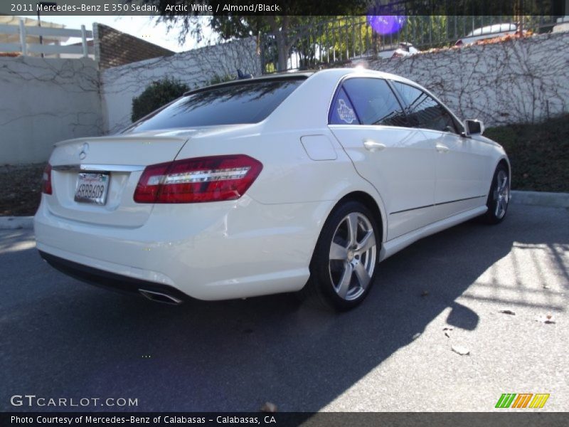 Arctic White / Almond/Black 2011 Mercedes-Benz E 350 Sedan