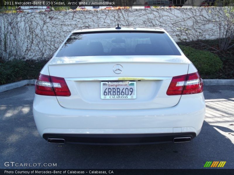 Arctic White / Almond/Black 2011 Mercedes-Benz E 350 Sedan