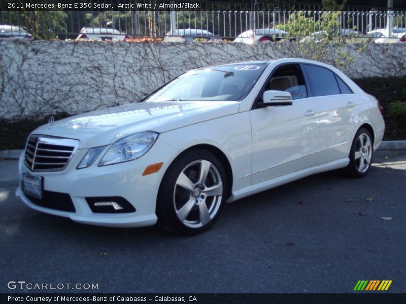 Arctic White / Almond/Black 2011 Mercedes-Benz E 350 Sedan