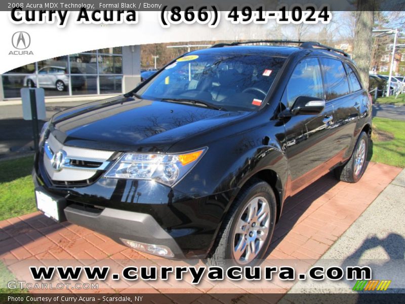 Formal Black / Ebony 2008 Acura MDX Technology