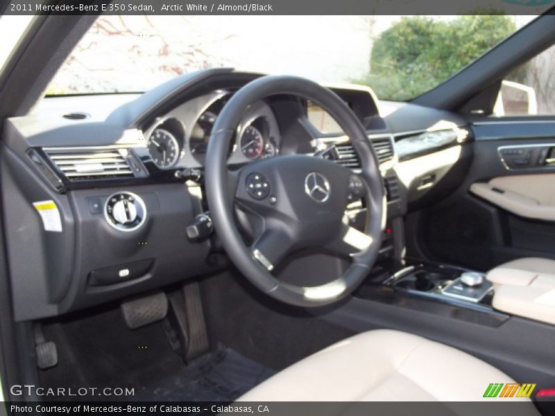 Arctic White / Almond/Black 2011 Mercedes-Benz E 350 Sedan