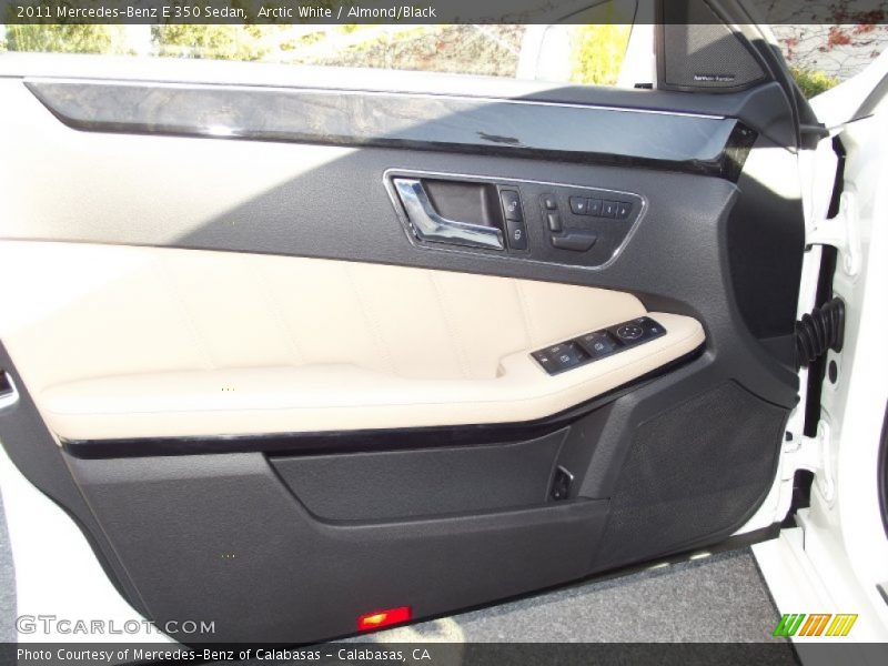 Arctic White / Almond/Black 2011 Mercedes-Benz E 350 Sedan