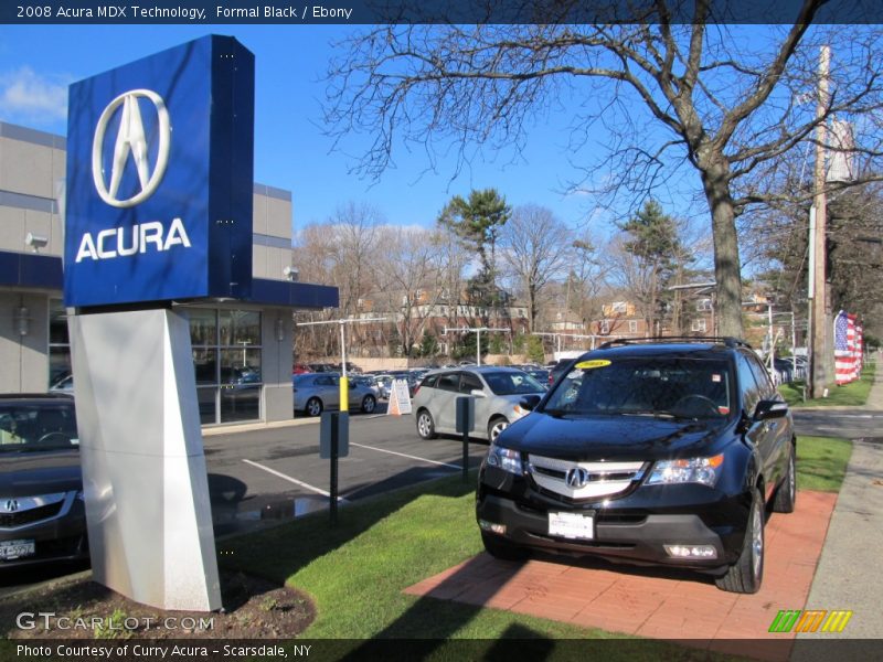 Formal Black / Ebony 2008 Acura MDX Technology