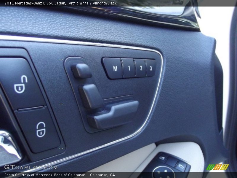 Arctic White / Almond/Black 2011 Mercedes-Benz E 350 Sedan