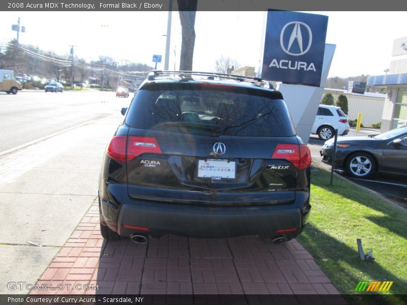 Formal Black / Ebony 2008 Acura MDX Technology