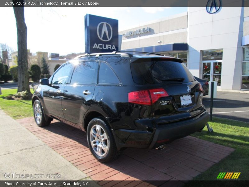 Formal Black / Ebony 2008 Acura MDX Technology
