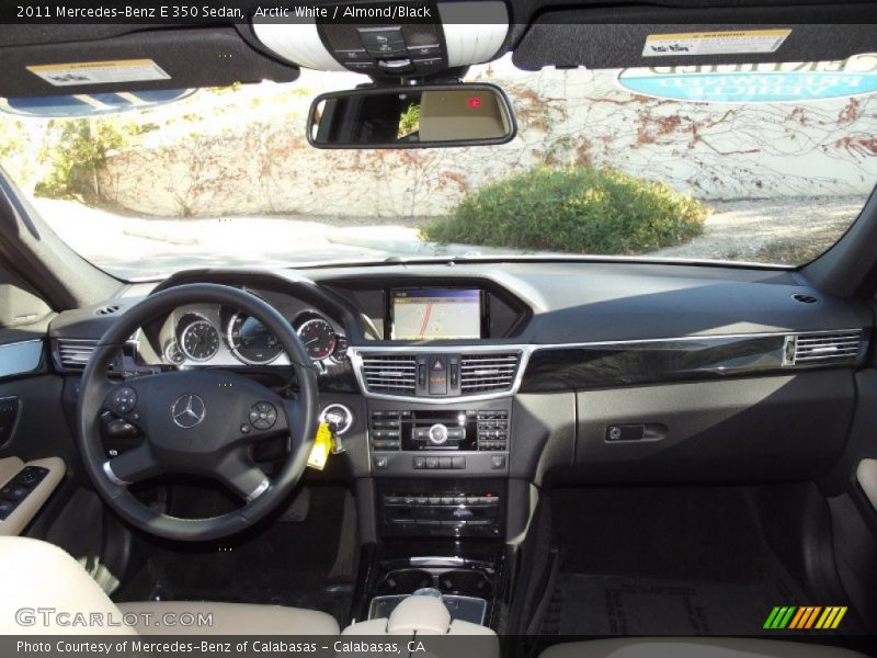Arctic White / Almond/Black 2011 Mercedes-Benz E 350 Sedan