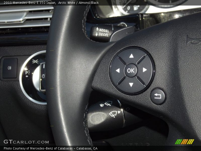Arctic White / Almond/Black 2011 Mercedes-Benz E 350 Sedan