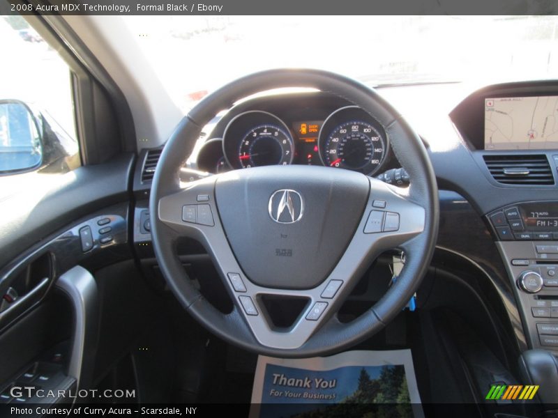 Formal Black / Ebony 2008 Acura MDX Technology