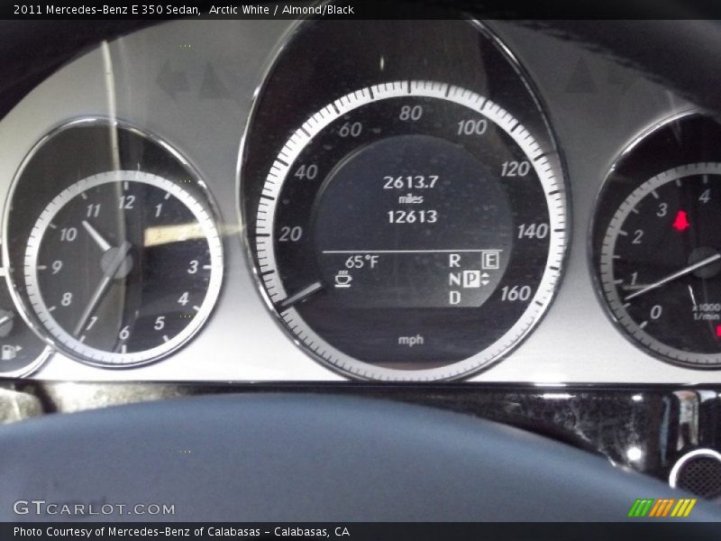 Arctic White / Almond/Black 2011 Mercedes-Benz E 350 Sedan