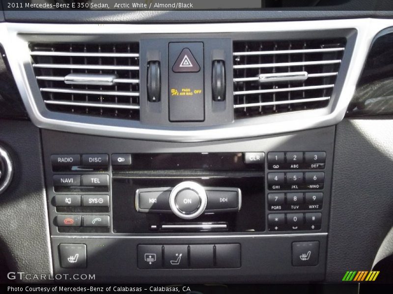 Arctic White / Almond/Black 2011 Mercedes-Benz E 350 Sedan