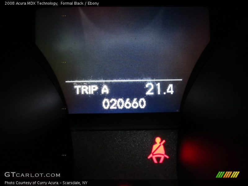 Formal Black / Ebony 2008 Acura MDX Technology