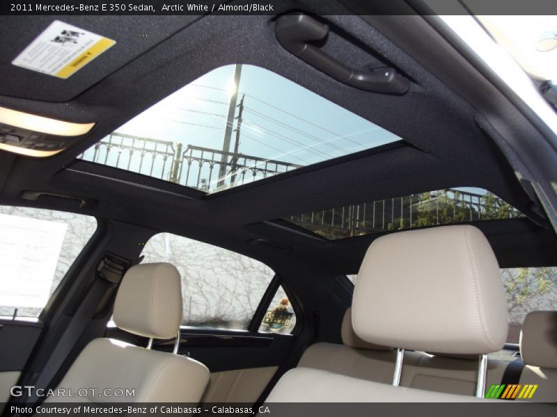 Arctic White / Almond/Black 2011 Mercedes-Benz E 350 Sedan