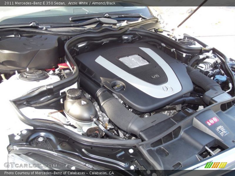 Arctic White / Almond/Black 2011 Mercedes-Benz E 350 Sedan