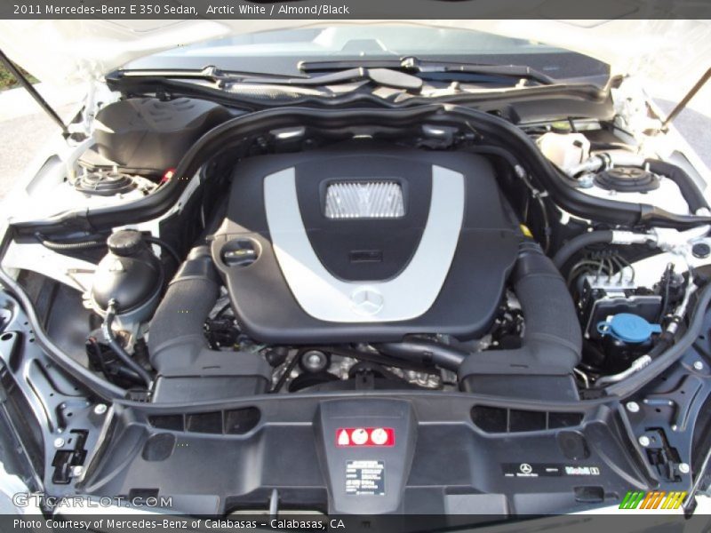 Arctic White / Almond/Black 2011 Mercedes-Benz E 350 Sedan