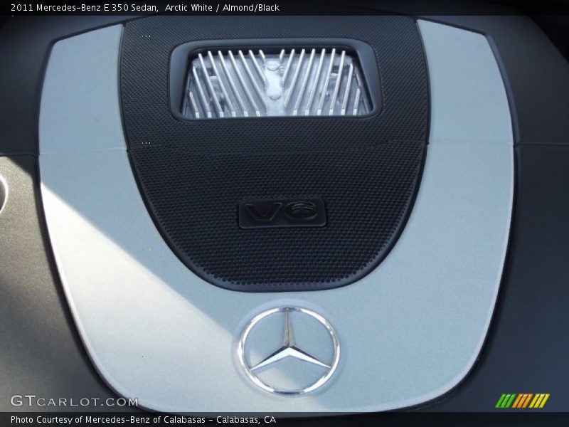 Arctic White / Almond/Black 2011 Mercedes-Benz E 350 Sedan