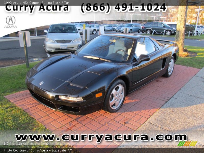 Berlina Black / Tan 1992 Acura NSX Coupe