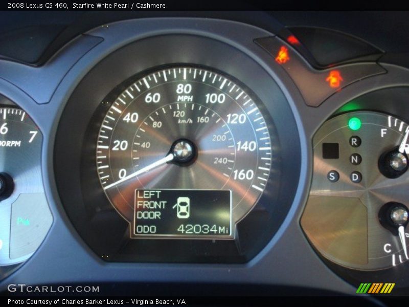 Starfire White Pearl / Cashmere 2008 Lexus GS 460