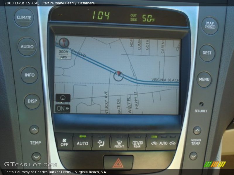 Starfire White Pearl / Cashmere 2008 Lexus GS 460