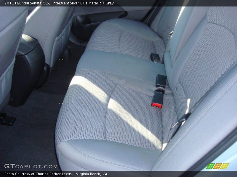 Iridescent Silver Blue Metallic / Gray 2011 Hyundai Sonata GLS