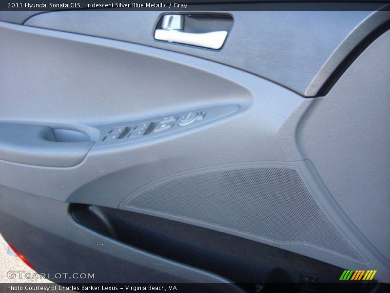 Iridescent Silver Blue Metallic / Gray 2011 Hyundai Sonata GLS