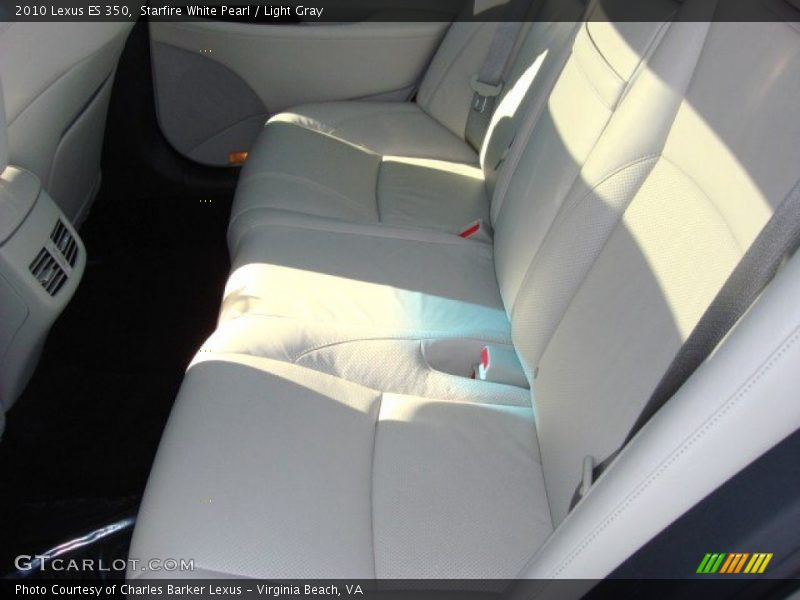 Starfire White Pearl / Light Gray 2010 Lexus ES 350