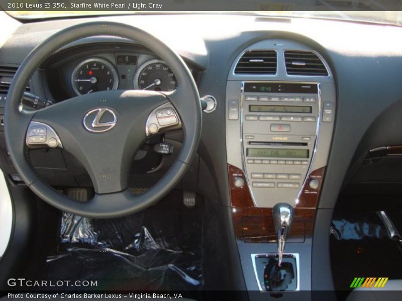 Starfire White Pearl / Light Gray 2010 Lexus ES 350