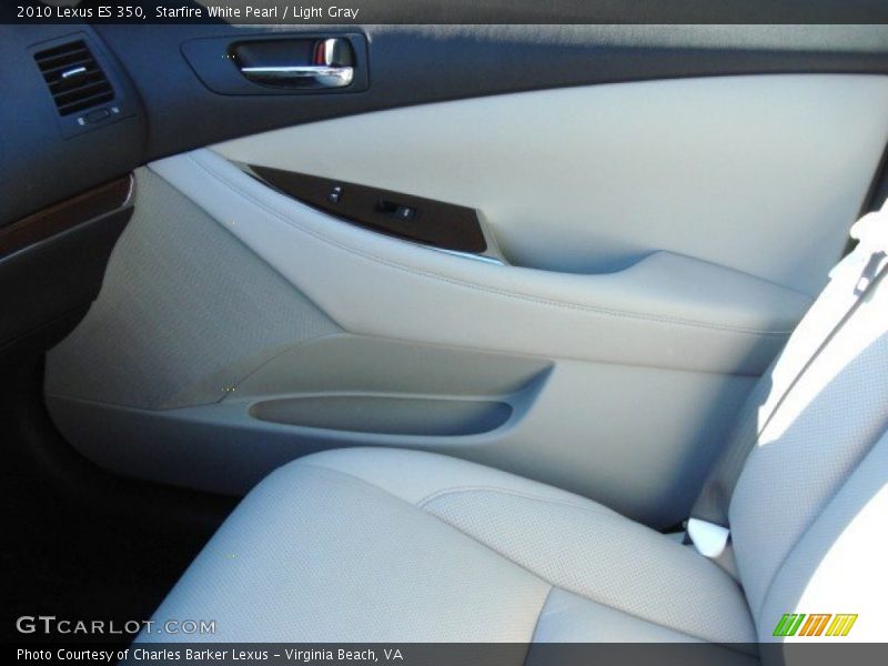 Starfire White Pearl / Light Gray 2010 Lexus ES 350