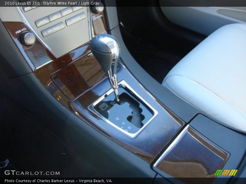 Starfire White Pearl / Light Gray 2010 Lexus ES 350