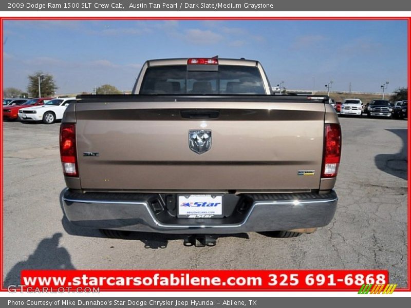 Austin Tan Pearl / Dark Slate/Medium Graystone 2009 Dodge Ram 1500 SLT Crew Cab
