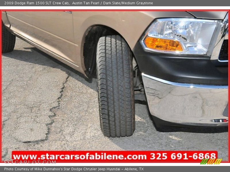Austin Tan Pearl / Dark Slate/Medium Graystone 2009 Dodge Ram 1500 SLT Crew Cab