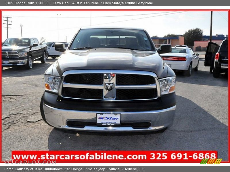 Austin Tan Pearl / Dark Slate/Medium Graystone 2009 Dodge Ram 1500 SLT Crew Cab