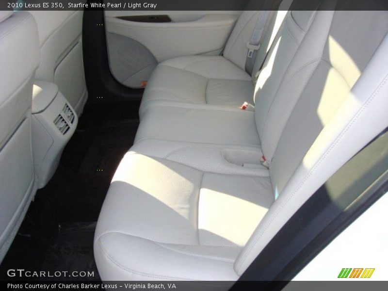 Starfire White Pearl / Light Gray 2010 Lexus ES 350