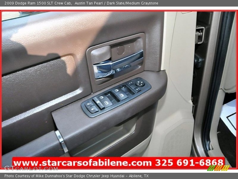 Austin Tan Pearl / Dark Slate/Medium Graystone 2009 Dodge Ram 1500 SLT Crew Cab