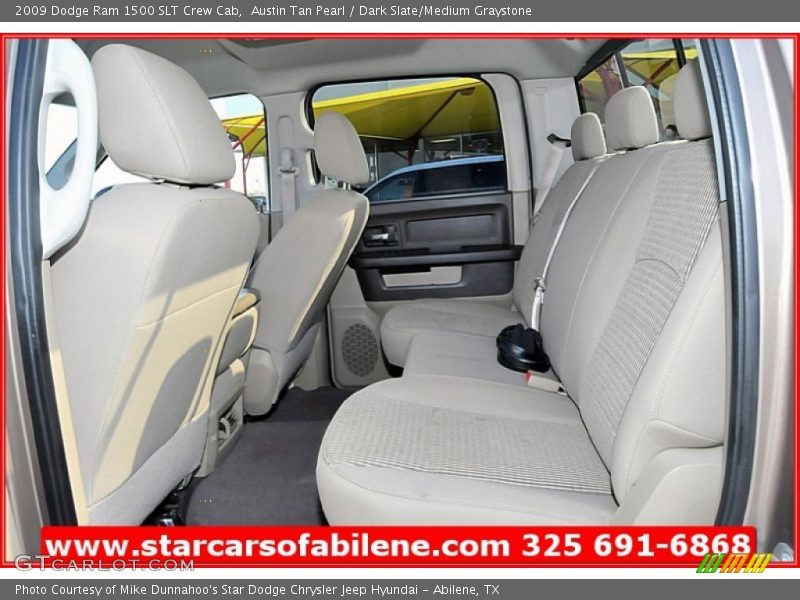 Austin Tan Pearl / Dark Slate/Medium Graystone 2009 Dodge Ram 1500 SLT Crew Cab
