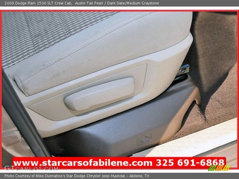 Austin Tan Pearl / Dark Slate/Medium Graystone 2009 Dodge Ram 1500 SLT Crew Cab