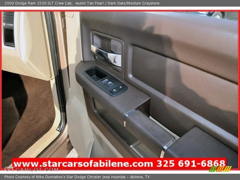 Austin Tan Pearl / Dark Slate/Medium Graystone 2009 Dodge Ram 1500 SLT Crew Cab