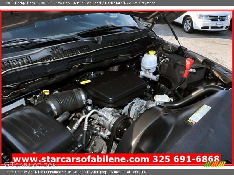 Austin Tan Pearl / Dark Slate/Medium Graystone 2009 Dodge Ram 1500 SLT Crew Cab