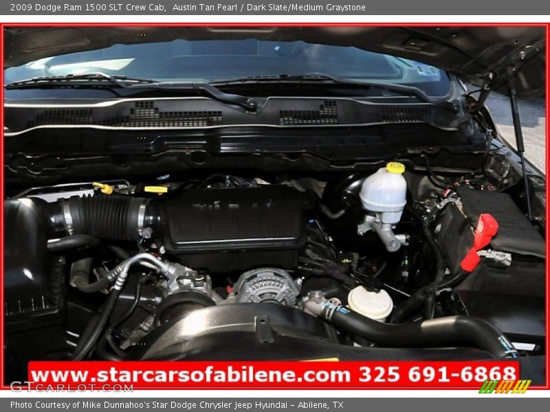 Austin Tan Pearl / Dark Slate/Medium Graystone 2009 Dodge Ram 1500 SLT Crew Cab