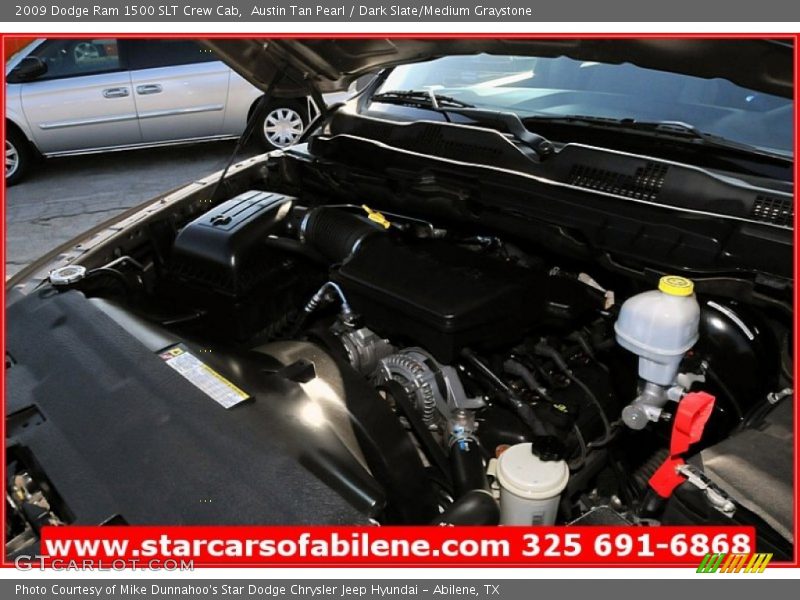 Austin Tan Pearl / Dark Slate/Medium Graystone 2009 Dodge Ram 1500 SLT Crew Cab