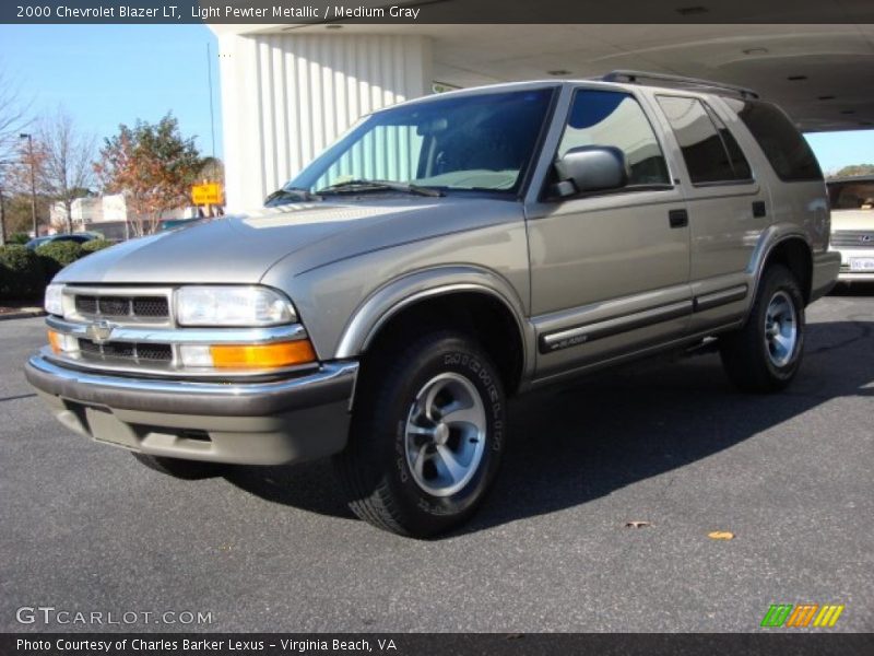 Light Pewter Metallic / Medium Gray 2000 Chevrolet Blazer LT
