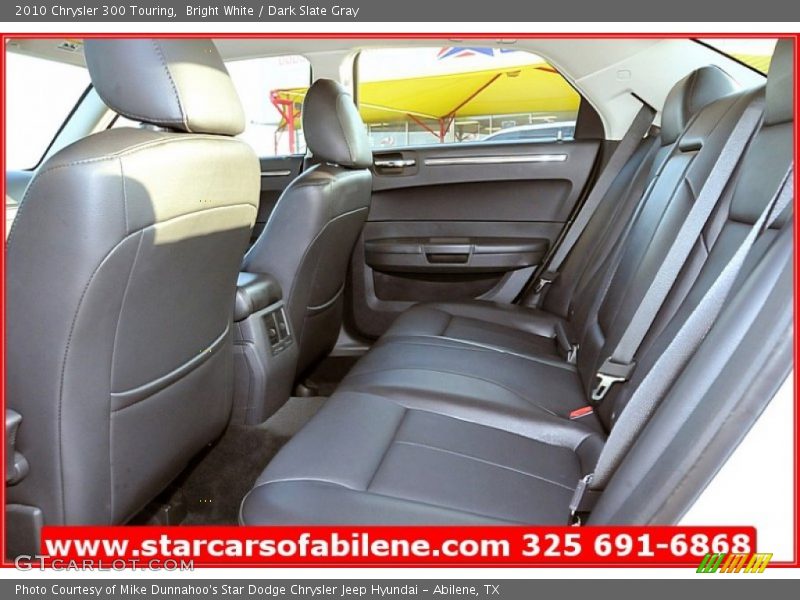 Bright White / Dark Slate Gray 2010 Chrysler 300 Touring
