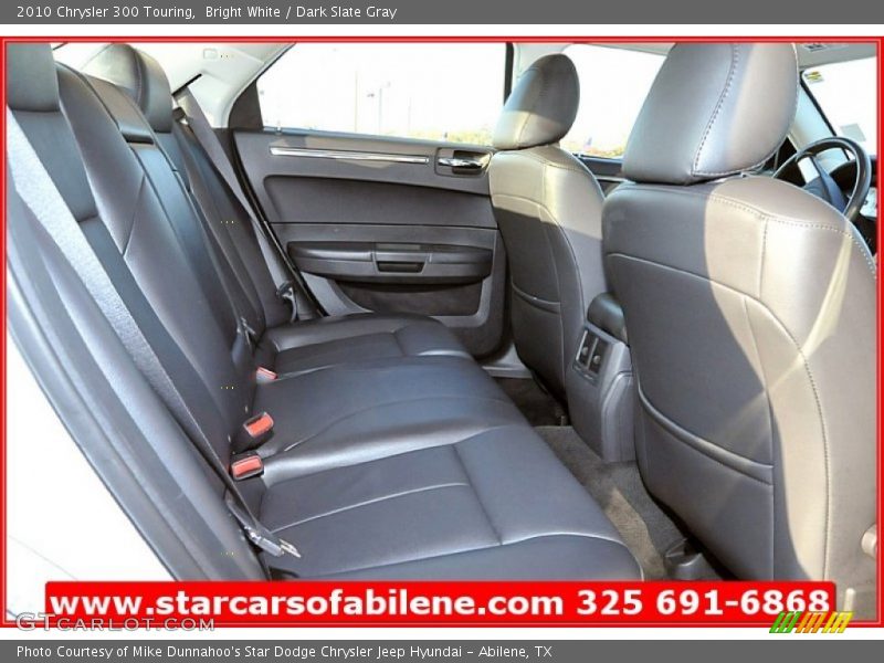 Bright White / Dark Slate Gray 2010 Chrysler 300 Touring