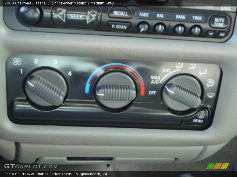 Controls of 2000 Blazer LT