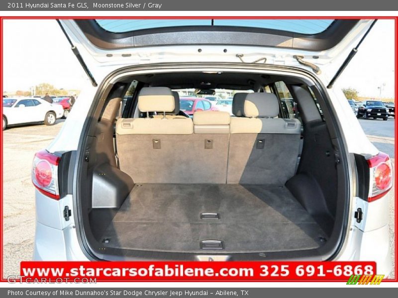 Moonstone Silver / Gray 2011 Hyundai Santa Fe GLS