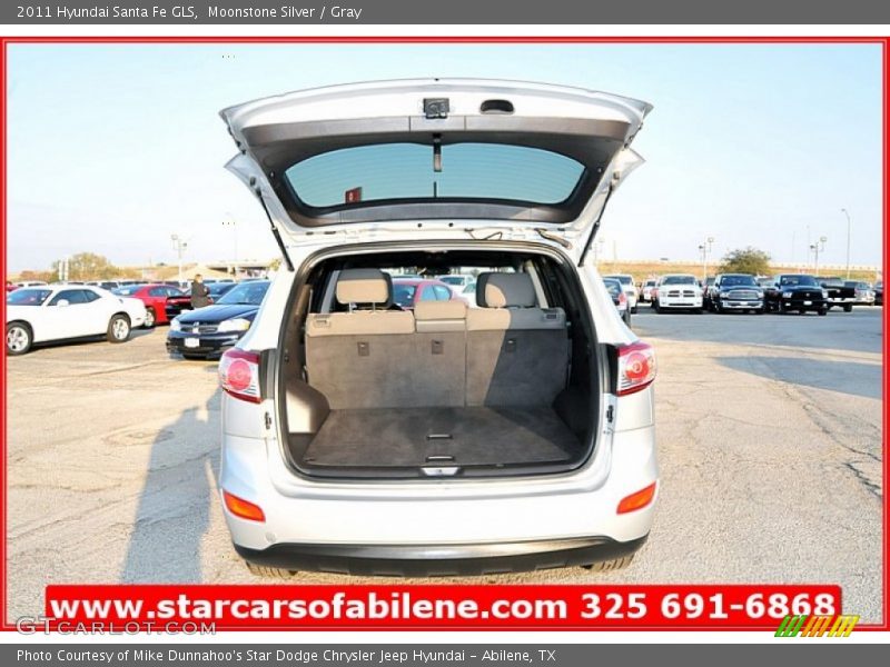 Moonstone Silver / Gray 2011 Hyundai Santa Fe GLS