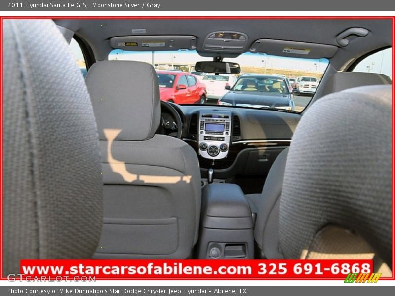 Moonstone Silver / Gray 2011 Hyundai Santa Fe GLS