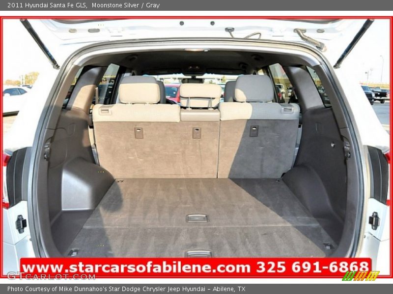 Moonstone Silver / Gray 2011 Hyundai Santa Fe GLS